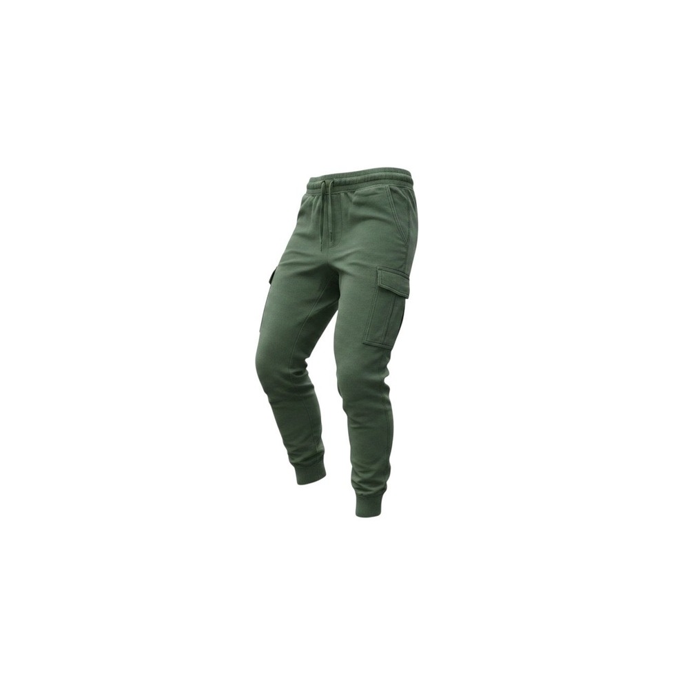 Time and Tru Knit Cargo Jogger Womens S 4-6 Green Cotton Sweatpants